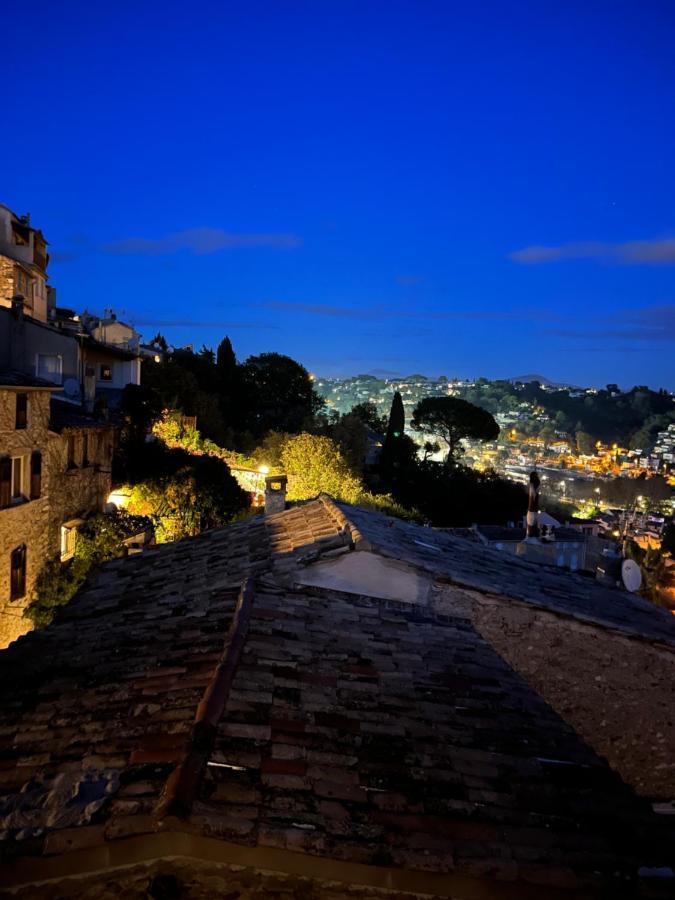 Bed & Breakfast Les Hauts De Cagnes Vue Mer Et Montagne Apartment ภายนอก รูปภาพ